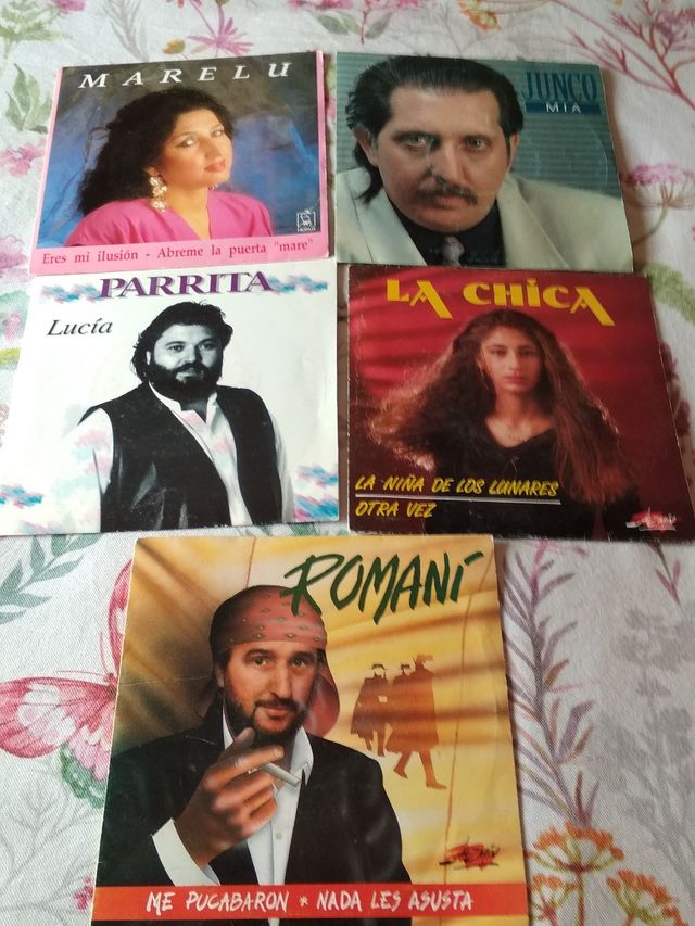 CINCO DISCOS VARIADOS .PARRITA JUNCO