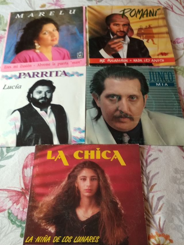 CINCO DISCOS VARIADOS .PARRITA JUNCO