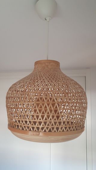 Lampara techo bambú MISTERHULT Ikea