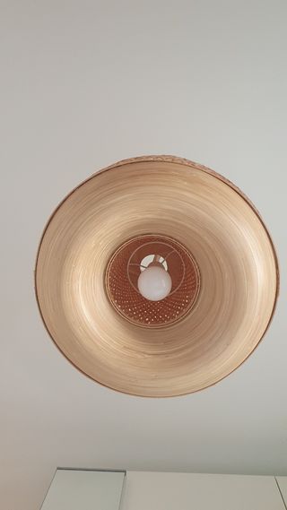Lampara techo bambú MISTERHULT Ikea