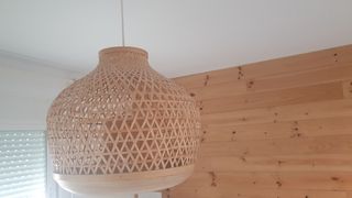 Lampara techo bambú MISTERHULT Ikea