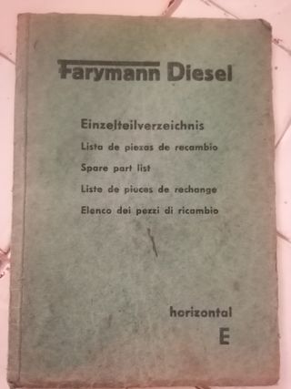 Farymann Diesel motore horizontal E pezzi ricambio
