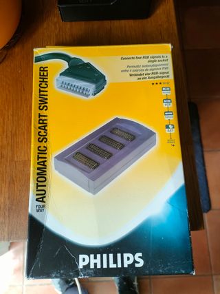 Selector Scart euroconector av switch 