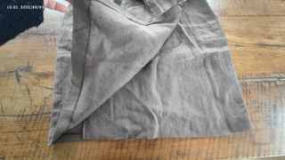 Gonna a portafoglio in lino