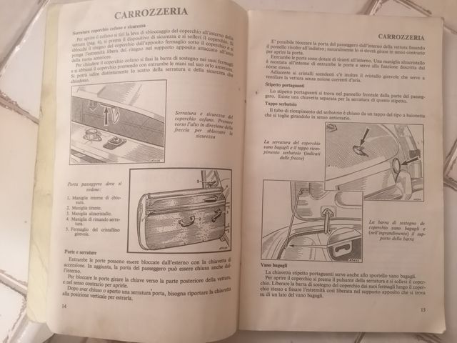 MG B 1963 manuale istruzioni uso e manutenzione IT