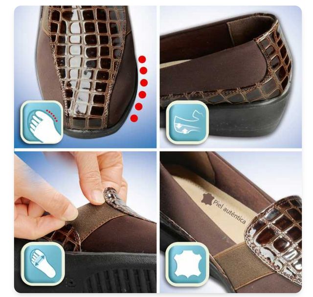 Zapatos señora ancho especial. 40. Nuevo