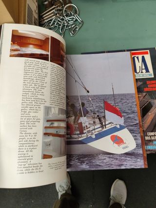 3 revistas de náutica años 90
