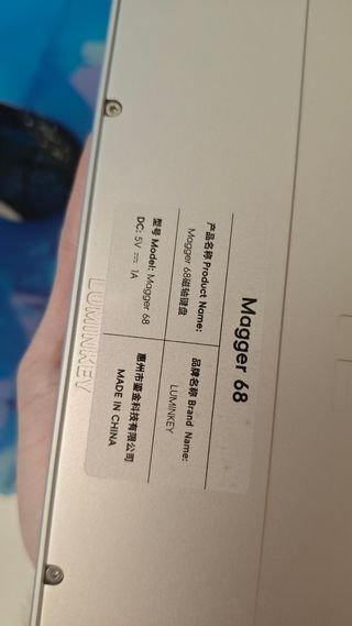 Magger68 he 8000hz magnetic keyboard