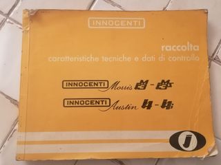 Manuale officina Innocenti Morris IM3 - Austin J4