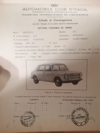 Manuale officina Innocenti Morris IM3 - Austin J4
