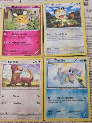 Cartas pokemon promoción McDonald's