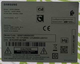 ALTAVOCES SAMSUNG BN96-49998E MOD. UE50TU8005K