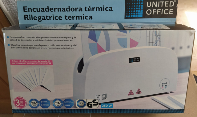 Encuadernadora térmica
