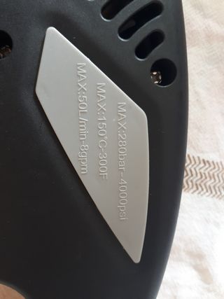 PISTOLA DE PULVERIZACIÓN DE LIMPIEZA DE AGUA, 22mm