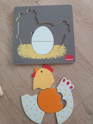 Puzzles de madera infantiles 