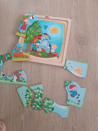 Puzzles de madera infantiles 