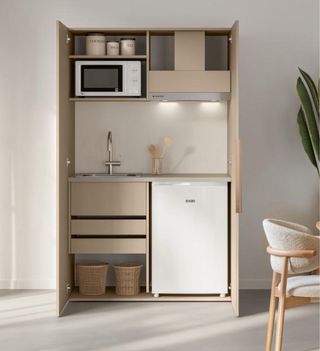 Cocina compacta todo en uno