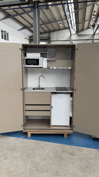 Cocina compacta todo en uno