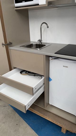 Cocina compacta todo en uno