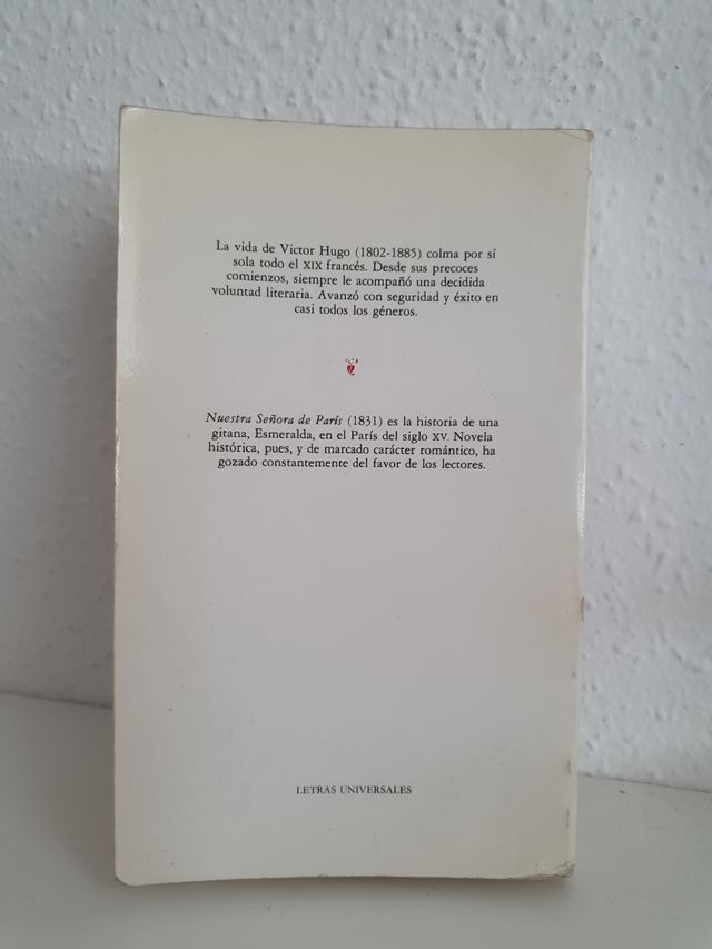 Libro Nuestra Señora de Paris