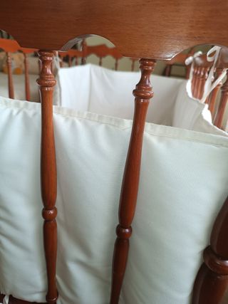 Cuna bebe madera maciza