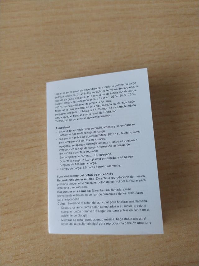 Auriculares bluetooth marca GTRES