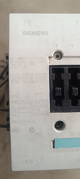 Contactor Siemens sirius