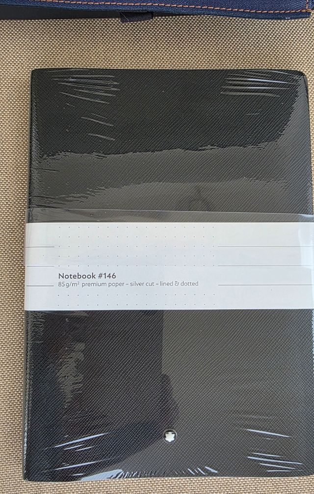 Cuaderno Montblanc Negro con bolsillo