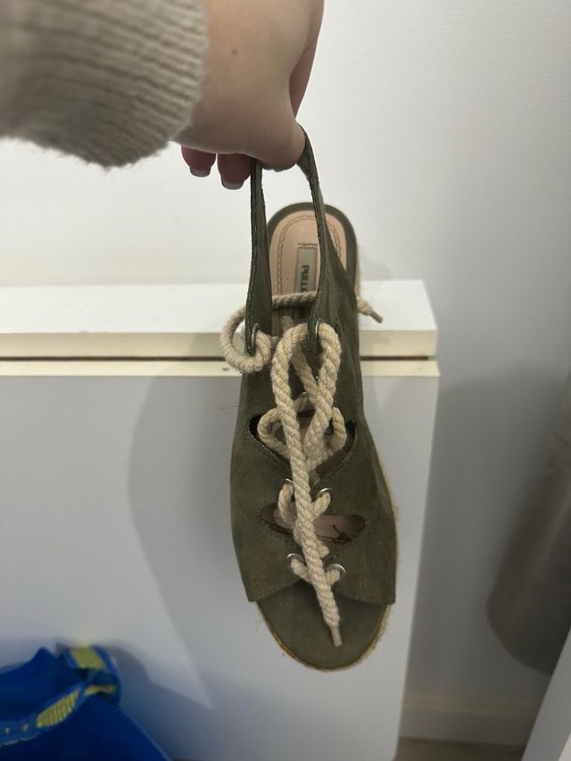 Sandalias plataforma esparto