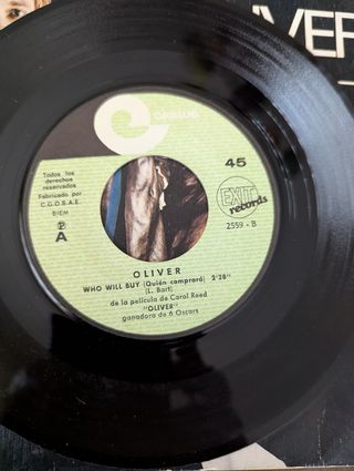 Oliver 45giri, vinile, "Who Will buy"
