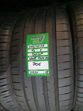 245 40 18 93W DUNLOP SPORT MAXX RT2