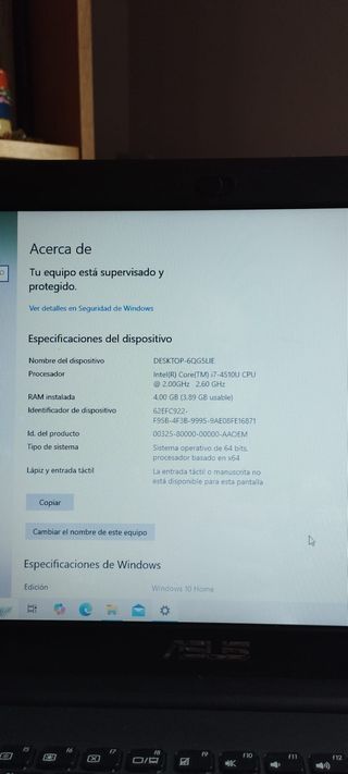 Ordenador portátil - ASUS X554L