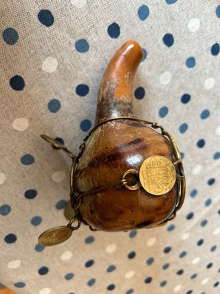 Mate artesanal antiguo pieza única de colección