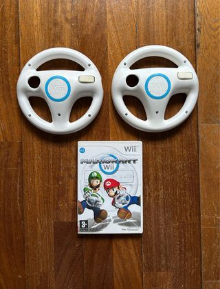 Mario Kart Wii con 2 volanti