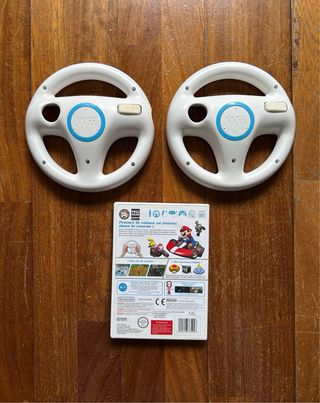 Mario Kart Wii con 2 volanti