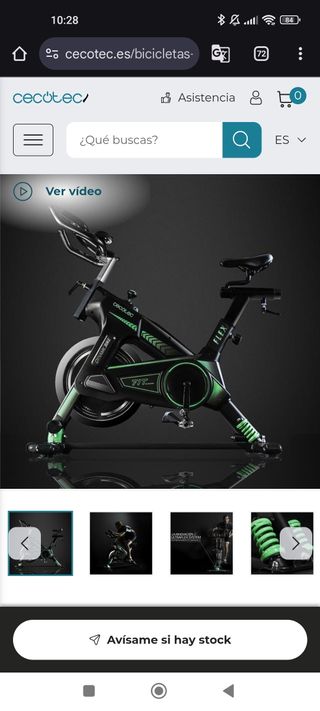 Bicicleta spinning Cecotec