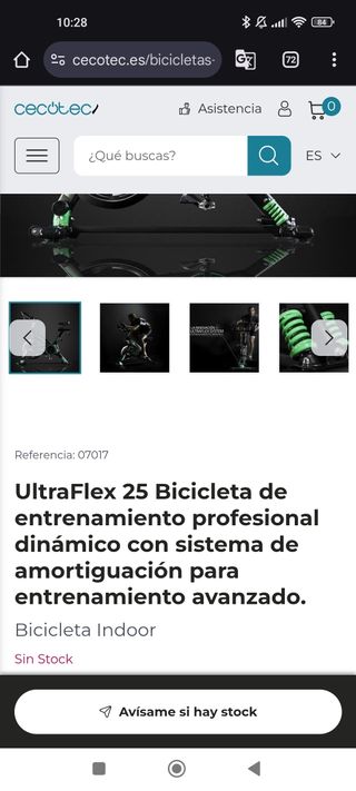 Bicicleta spinning Cecotec