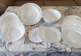 Vajilla: Fuente y Ensaladera "regalo los platos"