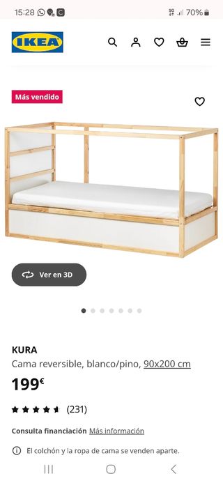Cama kura ikea