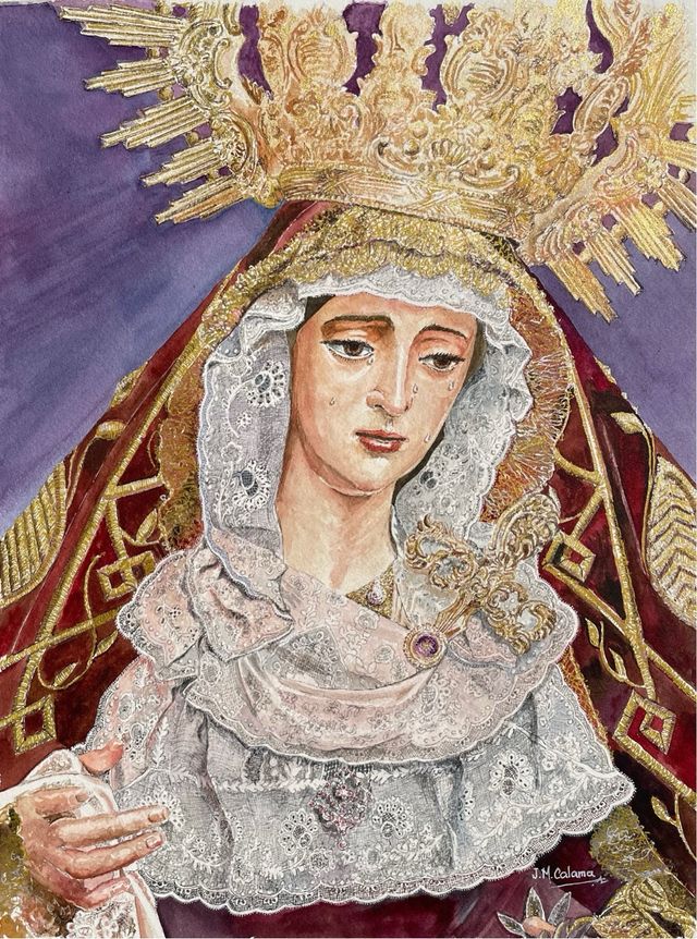 Acuarela de Nuestra Señora del Valle