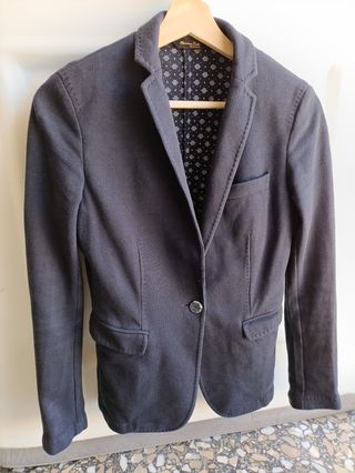 Chaqueta mujer Massimo Dutti azul marino