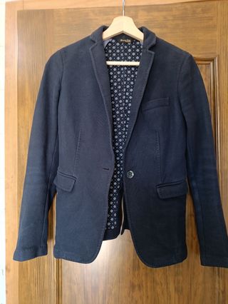 Chaqueta mujer Massimo Dutti azul marino