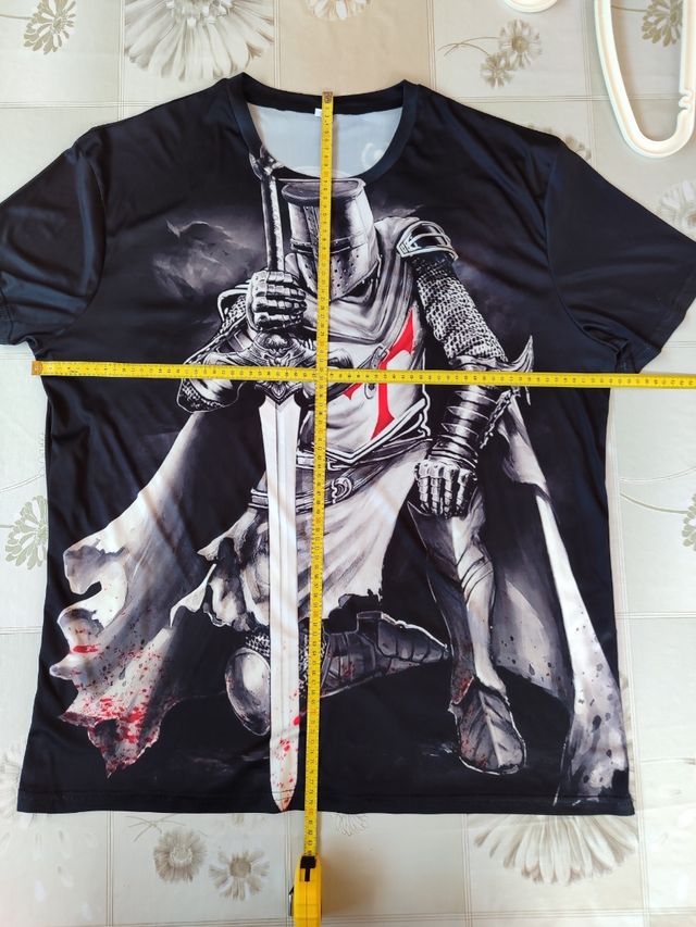 Camiseta hombre temática templarios 