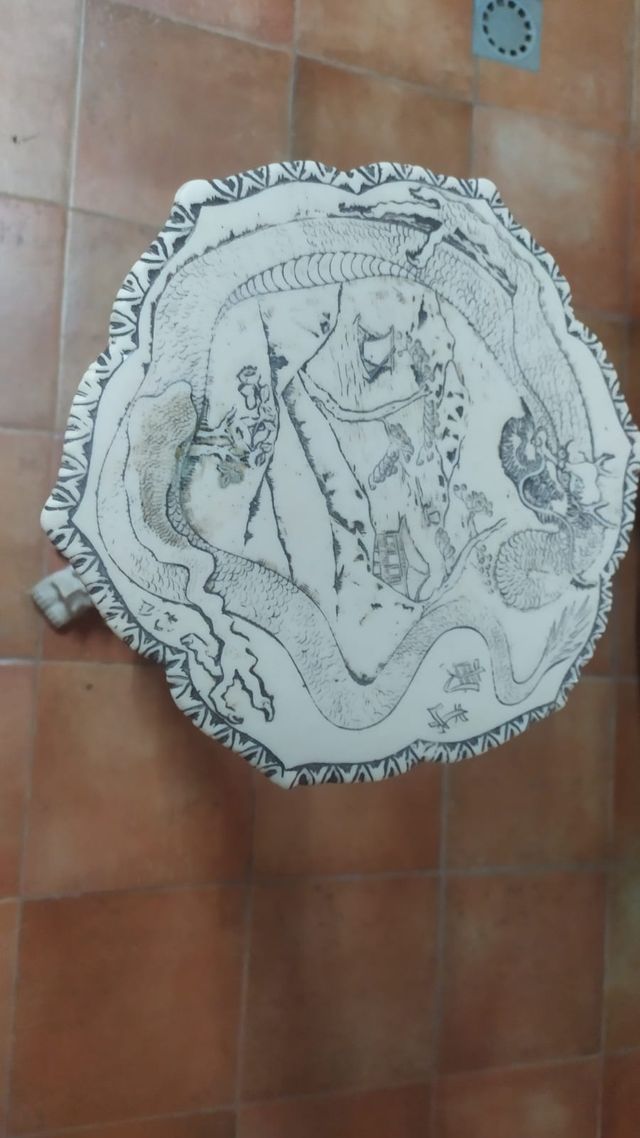 colonna portavaso stile orientale