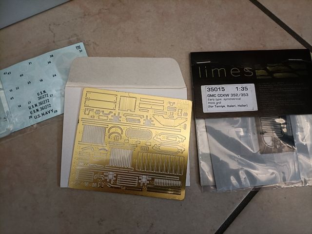 Pacchetto 1-35 camion gmc e accessori