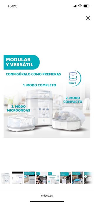 Esterilizador biberones