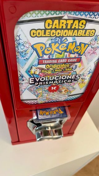 Maquinas expendedoras de cartas Pokemon