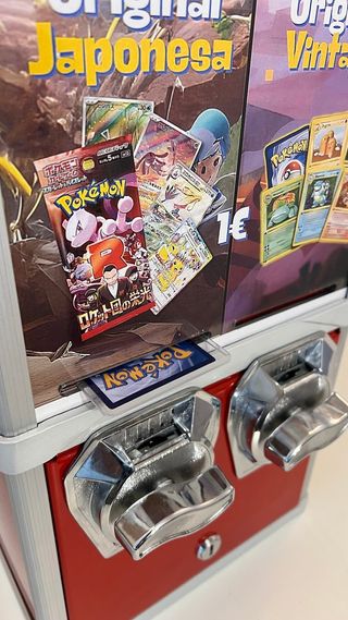 Maquinas expendedoras de cartas Pokemon
