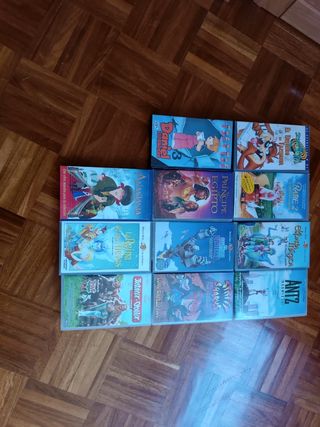 Películas Infantiles sistema VHS.