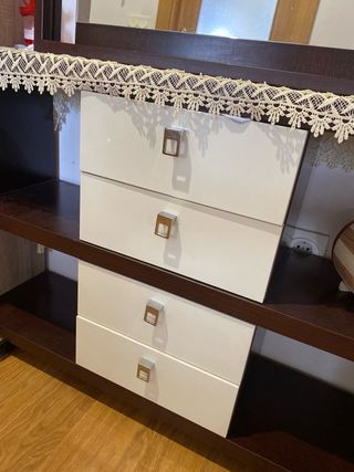 Mueble madera entrada casa